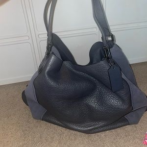 Coach Pebble Leather with Suede Sides-  Triple Compartment Tote- BRAND New!